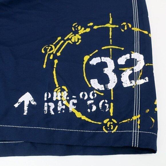 Polo by Ralph Lauren Board Shorts Blue P-32 Unlined Swim Trunks Men's 42 (41x6") - Picture 2 of 9